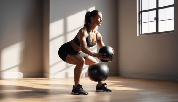 Renforcez vos jambes avec le squat kettlebell maison