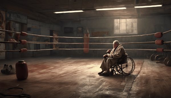 Un ancien boxeur handicapé, un destin brisé après un combat tragique